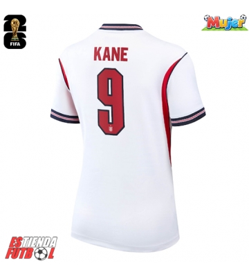 Inglaterra Harry Kane #9 Primera Equipación Mujer Mundial 2026 Manga Corta
